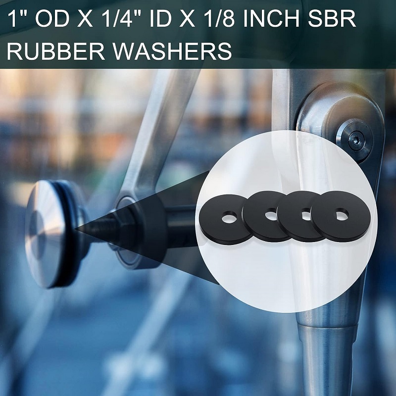 Heat-resistant rubber washers Heavy Abrasion-Resistant Rubber Grommets Flat Rubber Washers