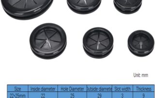 Hollow Drills For Rubber Drill Hole Rubber Grommets Double Sided Wire Protection Firewall Hole Plugs