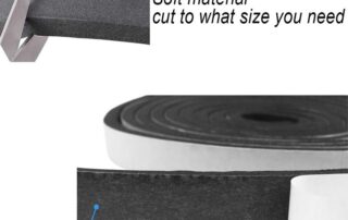 Industries Weatherstrip Seals Foam Insulation Tape self Adhesive Weather Stripping for Doors and Windows Sound Proof Pipe Cooling