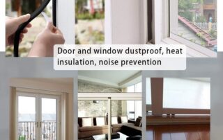 Industries Weatherstrip Seals Foam Insulation Tape self Adhesive Weather Stripping for Doors and Windows Sound Proof Pipe Cooling