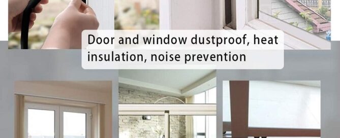 Industries Weatherstrip Seals Foam Insulation Tape self Adhesive Weather Stripping for Doors and Windows Sound Proof Pipe Cooling