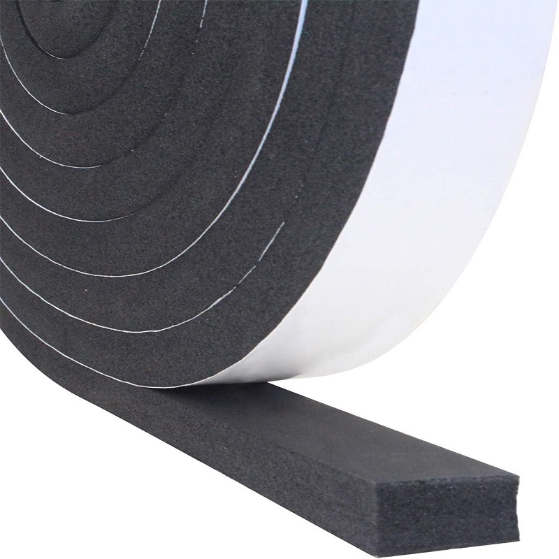 Industries Weatherstrip Seals Foam Insulation Tape self Adhesive Weather Stripping for Doors and Windows Sound Proof Pipe Cooling