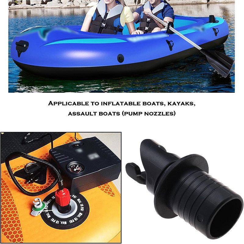 Inflatable Rubber Seals Kayak Pump Hose Connector Rubber Air Valve Adapter For Inflatable Boats