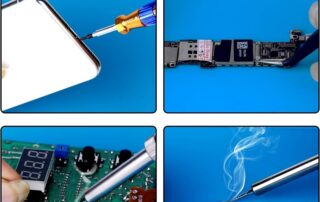 Magnetic Insulation Silicone Soldering Mat Magnetic Repair Mat Heat Resistant Work Mat for Repair Electronics