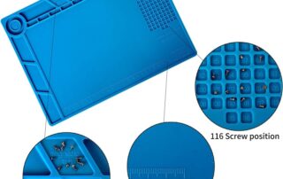 Magnetic Insulation Silicone Soldering Mat Magnetic Repair Mat Heat Resistant Work Mat for Repair Electronics