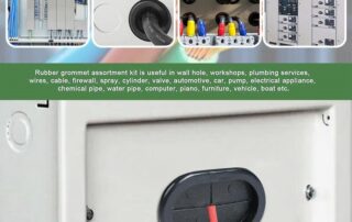 Oval Rubber Body Plugs Double-Sided Oval Closed Rubber Grommet Firewall Hole Plug