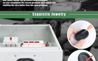 Oval Rubber Body Plugs Double-Sided Oval Closed Rubber Grommet Firewall Hole Plug