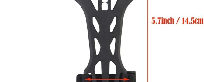 Rubber Archery Arm Guard Youth 2-strap Arm Protector Rubber Forearm Safe Protective Gears
