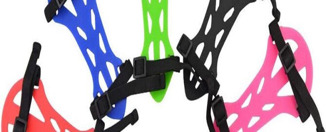 Rubber Archery Arm Guard Youth 2-strap Arm Protector Rubber Forearm Safe Protective Gears