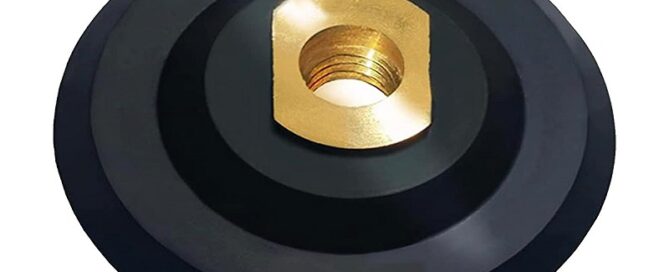 Rubber Backing Pad For The Angle Grinder Rubber Backing Pad Black Rigid Backer Pads for Diamond Polishing