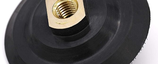 Rubber Backing Pad For The Angle Grinder Rubber Backing Pad Black Rigid Backer Pads for Diamond Polishing