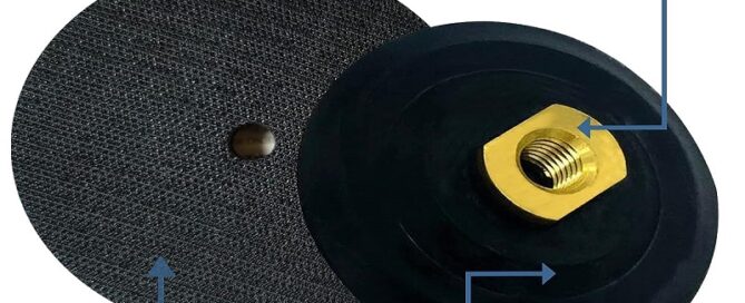 Rubber Backing Pad For The Angle Grinder Rubber Backing Pad Black Rigid Backer Pads for Diamond Polishing