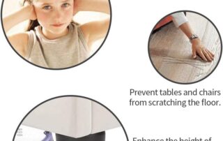 Rubber Bush For Plastic Chairs Rubber Screw in Chair Leg Floor Protectors Furniture Rubber Feet