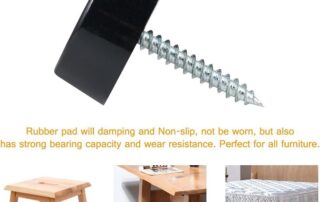 Rubber Bush For Plastic Chairs Rubber Screw in Chair Leg Floor Protectors Furniture Rubber Feet