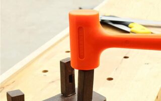 Rubber Dead Blow Hammer, Dead Blow Hammer, Rebound-Resistant Rubber Mallet with Non-Slip Grip Non-Sparking Design