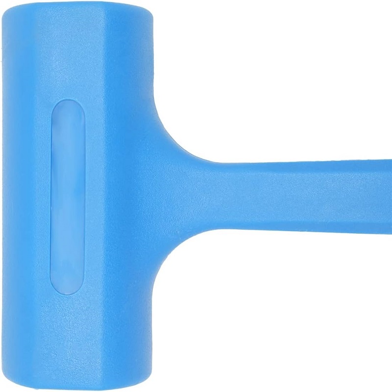 Rubber Dead Blow Hammer, Dead Blow Hammer, Rebound-Resistant Rubber Mallet with Non-Slip Grip Non-Sparking Design