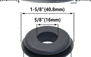 Rubber Diaphragm Seals Hand Seals Rubber Black Round Gaskets for Trucks Trailers Tractors