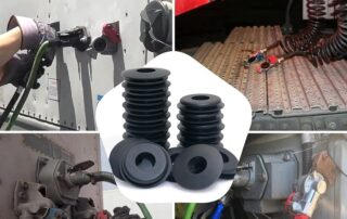 Rubber Diaphragm Seals Hand Seals Rubber Black Round Gaskets for Trucks Trailers Tractors