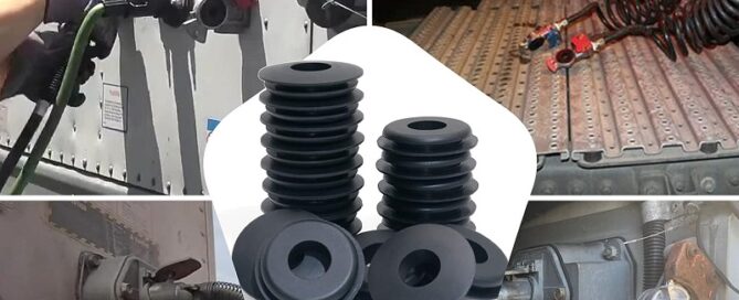 Rubber Diaphragm Seals Hand Seals Rubber Black Round Gaskets for Trucks Trailers Tractors