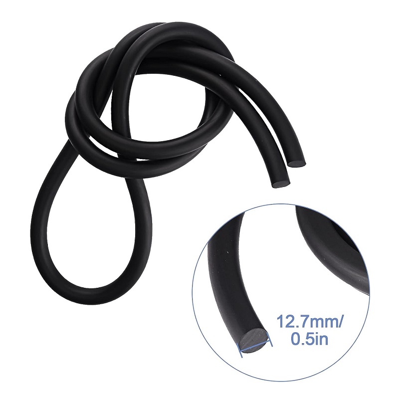 Rubber O ring Cord Solid Nitrile Rubber Cord O Ring Strip Black Anti Oil Seal Gasket