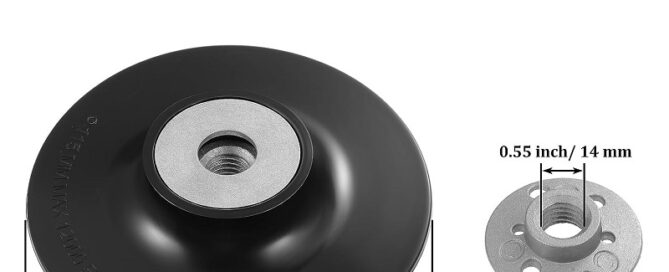 Rubber Sanding Pad 14 mm Sanding Disc Backing Pads Replacement Disc Backing Sander Backup Pad