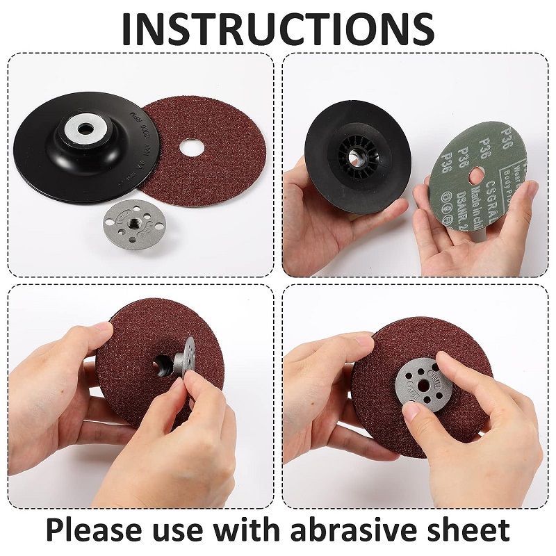 Rubber Sanding Pad 14 mm Sanding Disc Backing Pads Replacement Disc Backing Sander Backup Pad