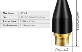 Rubber Tip Air Nozzle Blow Gun Rubber Tip For Air Tool Parts Air Nozzle For Air Blow Guns Tool