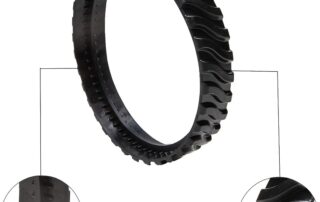 Rubber Track Belt Exact Track Replacement Pool Cleaner Tire Track
