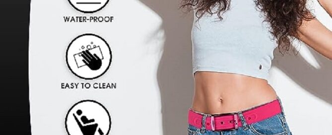 Rubber Track Belt Waterproof Rubber Golf Belts for Men with Adjustable Cut-to-fit Interchangeable Colors