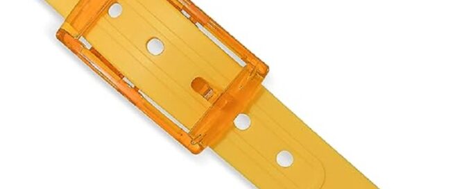 Rubber Track Belt Waterproof Rubber Golf Belts for Men with Adjustable Cut-to-fit Interchangeable Colors