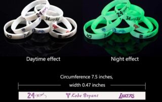 Silicone Basketball Wristbands Signature Silicone Bracelet Adjustable Motivational Wristbands