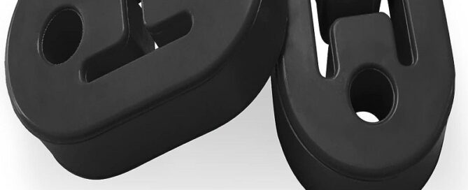 Studebaker Rubber Parts Exhaust Hanger 2 Holes Adjustable Rubber Insulator Bushing Rubber Insulator Universal for Car