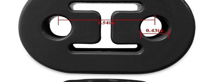 Studebaker Rubber Parts Exhaust Hanger 2 Holes Adjustable Rubber Insulator Bushing Rubber Insulator Universal for Car