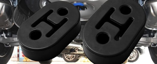 Studebaker Rubber Parts Exhaust Hanger 2 Holes Adjustable Rubber Insulator Bushing Rubber Insulator Universal for Car