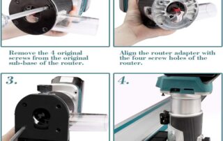 Makita Track Saw Rubber Rubber Guide Rail Adapter Cordless Router Track Saw Guide Rail