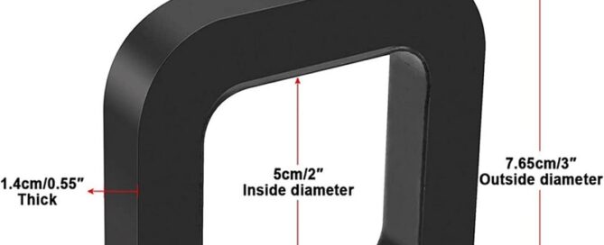 Trailer Receiver Silencer Pad Noise Reduction Trailer Hook Rubber Cushion Reduce Rattling Rubber Cushion