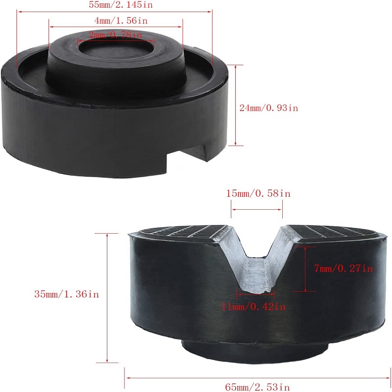 Trolley Jack Rubber Pad Screwfix Universal Car Trolley Jack Pad Anti-Slip Rail Adapter Rubber Support Block