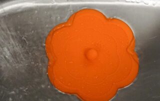 Watertight Rubber Seal Orange Silicone Flower Kitchen Stopper Sink Water-Tight Seal