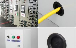 20mm Blanking Grommet Black Blanking Blind Rubber Wiring Grommets Hole Electrical Wire Gasket