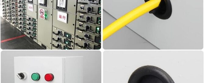 20mm Blanking Grommet Black Blanking Blind Rubber Wiring Grommets Hole Electrical Wire Gasket