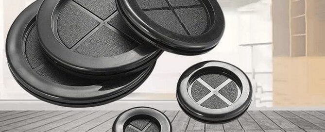 20mm Blanking Grommet Black Blanking Blind Rubber Wiring Grommets Hole Electrical Wire Gasket