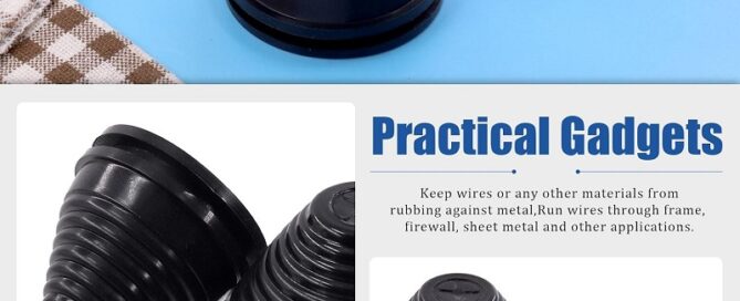 25mm blanking grommet 25mm Rubber Grommets Kit Tower Shaped Drill Hole Grommets Wire Protection