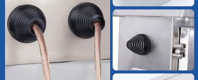 25mm blanking grommet 25mm Rubber Grommets Kit Tower Shaped Drill Hole Grommets Wire Protection