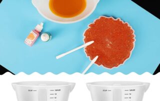 500ml Silicone Measuring Cups Resin Mixing and pouring Cups for Epoxy Nonstick Reusable Craft Measuring Cups