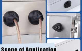 50mm blanking grommet-shaped drill Hole Grommets Wire Protection Firewall Hole Plug