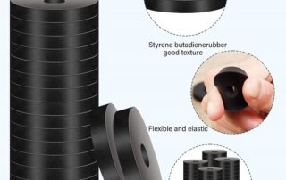 70mm Rubber Washers Black Heavy Duty Abrasion Resistant Rubber Rubber Flat Washer for Bolts Spacers