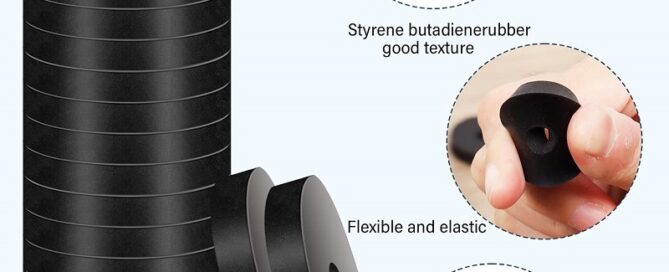 70mm Rubber Washers Black Heavy Duty Abrasion Resistant Rubber Rubber Flat Washer for Bolts Spacers