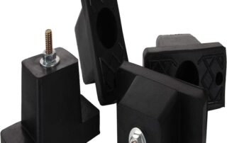 Air Conditioning Bracket Cushion Anti-Vibration Air Conditioner Mounting Bracket Shock Proof Rubber Vibration Isolator