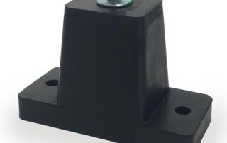 Air Conditioning Bracket Cushion Anti-Vibration Air Conditioner Mounting Bracket Shock Proof Rubber Vibration Isolator