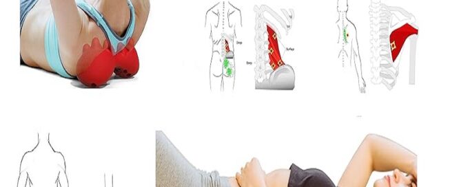 Back Trigger Point Massager Myofascial Release Gluteus Massager Hip Pain Massager Back Knots Remover